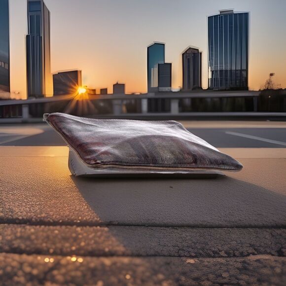 NUMERO 10 Shoulder Bag Embossed Leather Faded Plaid Design Good Used Condition - Picture 5 of 10